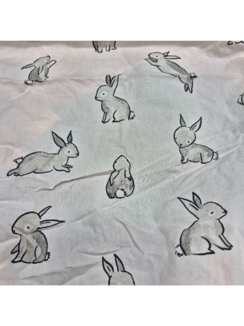 Crate & Kids Pink Bunny Crib Fitted Sheet 28x52x8in Pink Cotton Baby Bed RETIRED